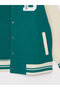 Printed Long Sleeve Women's College Jacket - 8