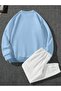 Men's Chest Pocket Detailed Tracksuit Set - 2