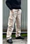 Men's Comfortable Fit Cargo Pocket Baggy Pants Khaki