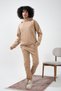 Sea Three Thread Hoodie Oversize Hooded Cotton Inside Ribbed Elastic Leg Tracksuit Set
