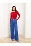 Women's High Waist Wideleg Straight Jeans
