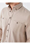 Men's Gabardine Shirt - Regular Fit, Long Sleeve - 4