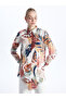 Patterned Long Sleeve Women's Shirt Tunic - 2