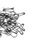 Women's Hijab and Multi-Purpose Pear Safety Pin Black 50 Pieces - 3