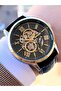 Ea.144087 Reward Fully Automatic Leather Cord Active 3 Atm Water Resistant Men's Wristwatch