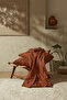 Pollen Linen Single Duvet Cover Set Terracotta - 6