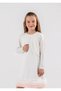 Girl's Knitwear 3-Piece Openwork Bolero Bone