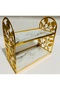 Nıshomee 2 Tiers Gold Bathroom Kitchen Organizer Organizer - 3