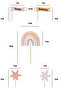 Cake Toothpick Bohemian Themed 5 Pieces - 3