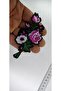 5X10Cm Flower Embroidery Coat of Arms Patch with Stick-On Patch Uitle - 2
