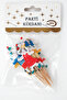 Cupcake Toothpick Children Holding Hands Themed 10 Pieces - 4