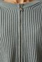 Women's Stone Zippered Ribbed Crop Knitwear Cardigan PF00053 - 5