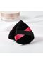 1Pcs Ribbon - Black Cotton Washable Velvet Puff, Face Contour Makeup & Cloth Sponge Cosmetic Foundation - 3