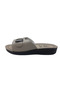 ZİLEY Women's Cream Buckle Ultra Light Daily Walking Slippers - 2
