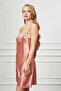 Women's Laced Satin Nightgown - 2