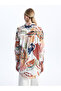 Patterned Long Sleeve Women's Shirt Tunic - 5