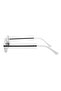 White Frame Clear Glass Oval Women's Sunglasses Ae9909c9-b - 3