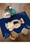 Mira 977 Navy Blue Modern Woven Base Carpet with Cute Bear Figure - 2