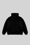 WE BORN Printed Oversize Unisex Black Hoodie - 3