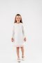Girl's Knitwear Openwork Bolero Bone - 5