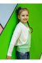 Girl's Knitwear 3-Piece Openwork Bolero Bone - 7