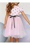 Baby Girl Child Polka Dot 4 Season Flexible Lycra Fluffy Tutu Dress - 4