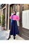 Women Satin Slim Pleated Skirt - 2