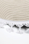 Avangard Round Rug Sahara Cream Bath Rug Fringed 90X90 - 4