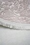 Elite Mink Round Fringed Carpet Non-Slip Washable Antibacterial Antistatic 140X140 - 4