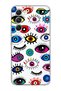 Galaxy S23 Compatible Transparent Colorful Eyes Phone Case
