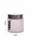 100ml frosted color cream jar glass cream box with matte silver color lid 100cc glass jar 3pcs - 2