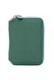 Mini Zippered Wallet Genuine Leather / Green / Matte Arsel