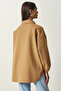 Women's Biscuit Buttoned Pocket Oversize Shirt Jacket DD01263 - 7
