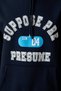 Women's Navy Blue Hooded Rose Gold Printed Sweatshirt OW00003 - 10