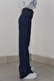 Morcelo 90's Snow Wash Blue Lycra Super High Waist Loose Jeans Palazzo Trousers - 2