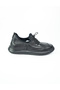 6156 Black Leather Men's Casual Shoes - 2