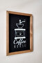 "Coffee House" Wooden Framed Painting, 3 mm Mdf Uv Printing - 2