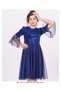 Tulle Shortcut Sequin Detailed Graduation and Wedding Girl Dress - 8