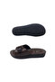 ZİLEY Women's Brown Buckle Ultra Light Daily Walking Slippers - 5