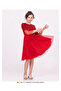 Tulle Short Sequin Detailed Graduation Girl's Dress - 4