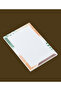 4 Pieces - A6 Size Top Glue Note - Glue Notepad - Patterned Notepad - Notepad - Notepad - 5