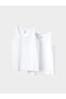 Crew Neck Basic Boy's Undershirt 2-pack