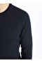 Crew Neck Long Sleeve Men's Knitwear Sweater - 4