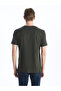 Crew Neck Short Sleeve Printed Combed Cotton Men's T-Shirt - 4