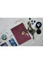 Suede Leather Memory Book with Padlock - 3