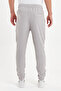 Men's Regular Fit Elastic Leg Jogger Sweatpants Gray - 4