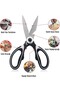 Multi-Purpose Kitchen Scissors, Chicken cutting scissors,Safe multi-functional kitchen scissors - 6