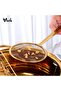 Gold Steel Screen Boiling and Frying Tongs Colander 29 Cm - 3