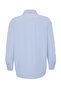 Lacivert Çizgili Oversize Geniş Kalıp Dokuma Gömlek TWOAW23GO00359 - 8