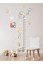 Cute Animals Elephant Giraffe Teddy Bear Rabbit Themed Height Gauge Kid Sticker for Wall Mirror Cabinet Door